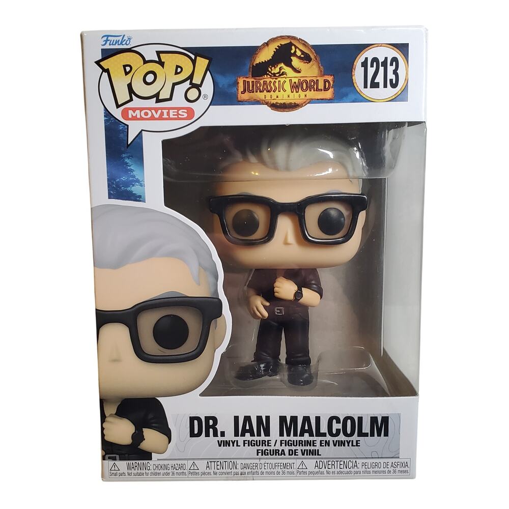 Funko Pop - Dr Ian Malcom Figurine - 5" - Jurassic World 1213